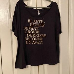 New York City Ballet tshirt, womens size do